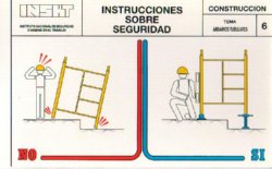 SI - NO CONSTRUCCION ANDAMIOS SI NO INSHT (16)  IMAGEN FOTOGRAFIA